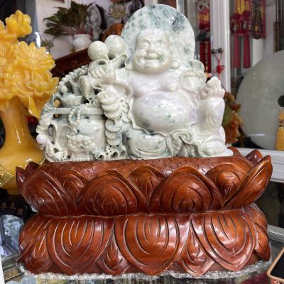 Tượng Phật Di Lặc Ngọc nguyên khối